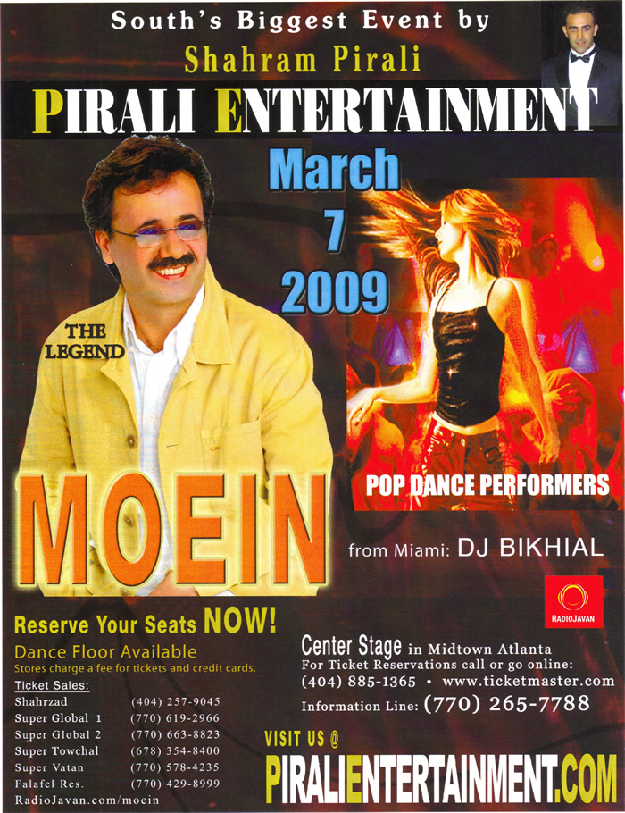 Upcoming Events - Live in concert.